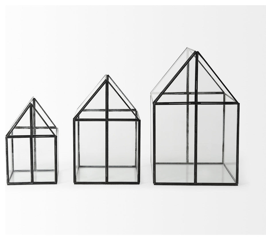 Xl House Shaped Glass Terrarium