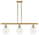 Innovations 516-3I-SG-G652-6-LED 3-Light Island Light, Satin Gold