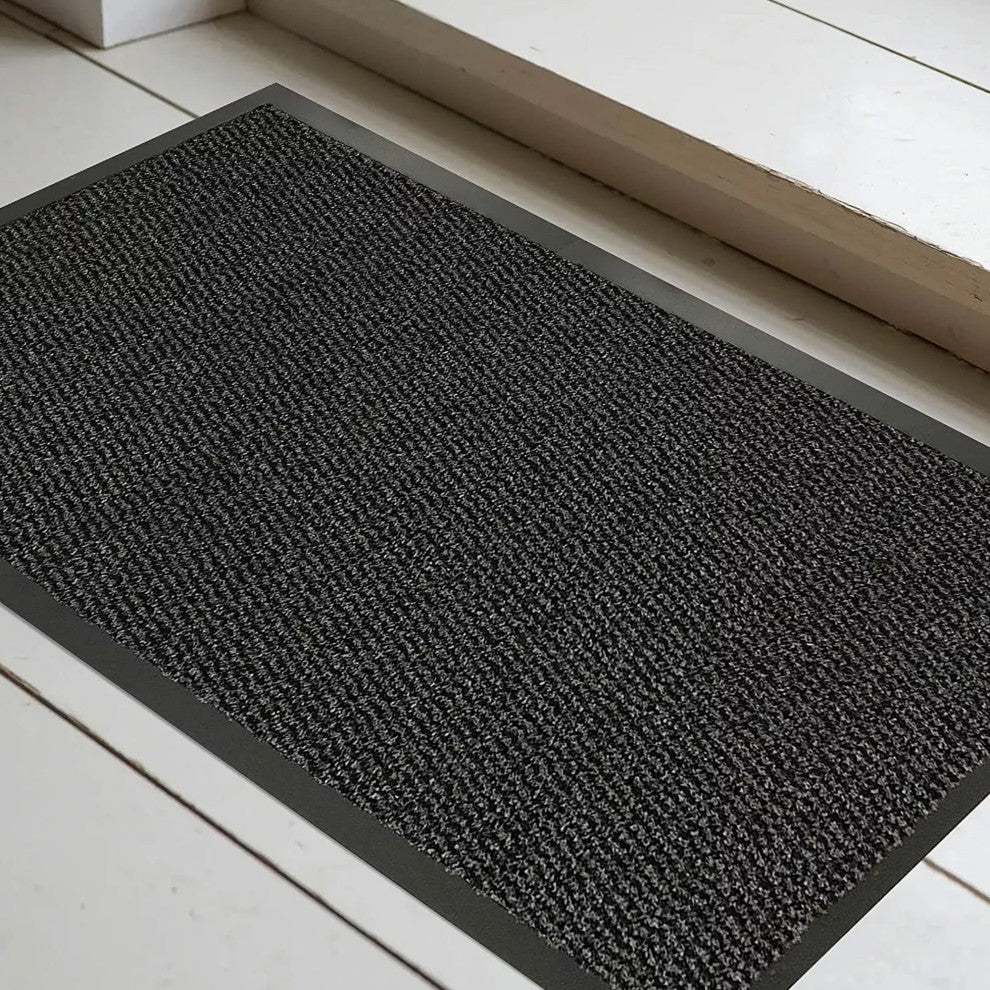 Indoor Door Mat Lisa 31 L x 24 W Inch PP-PVC - Black