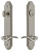 Arc Tall Plate Complete Entry Set, Bellagio Lever, Satin Nickel, 841042