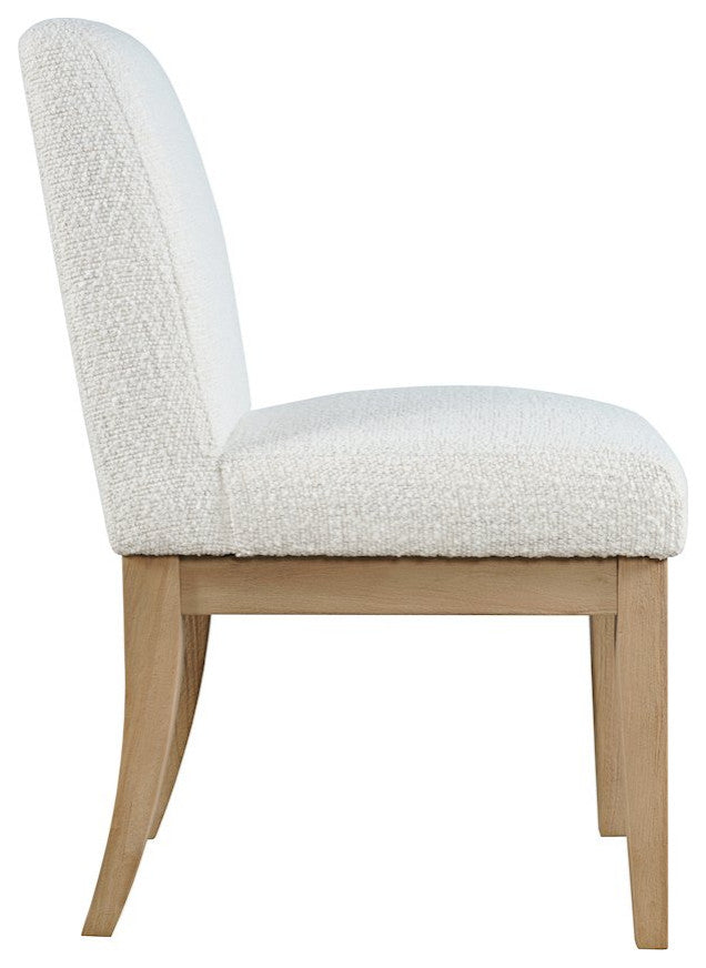 Sequoia Modern Rustic Solid Wood Upholstered Parsons Dining Chair (Set of 2)