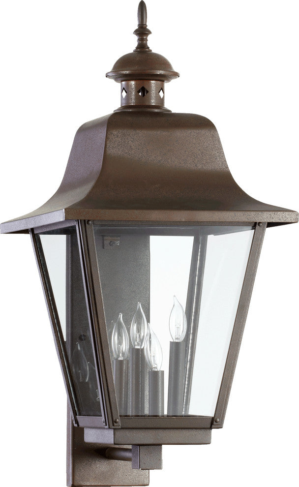 Bishop 4-Light Wall Mount, Oiled Bronze