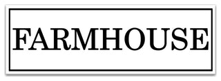 Farmhouse Sign 36x12 Canvas Wall Art