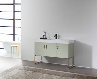 Cartisan Design Veemon Dual Mount Vanity, Pine Mist, 48"