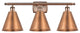Ballston Cone Bath Vanity Light, Antique Copper, Antique Copper