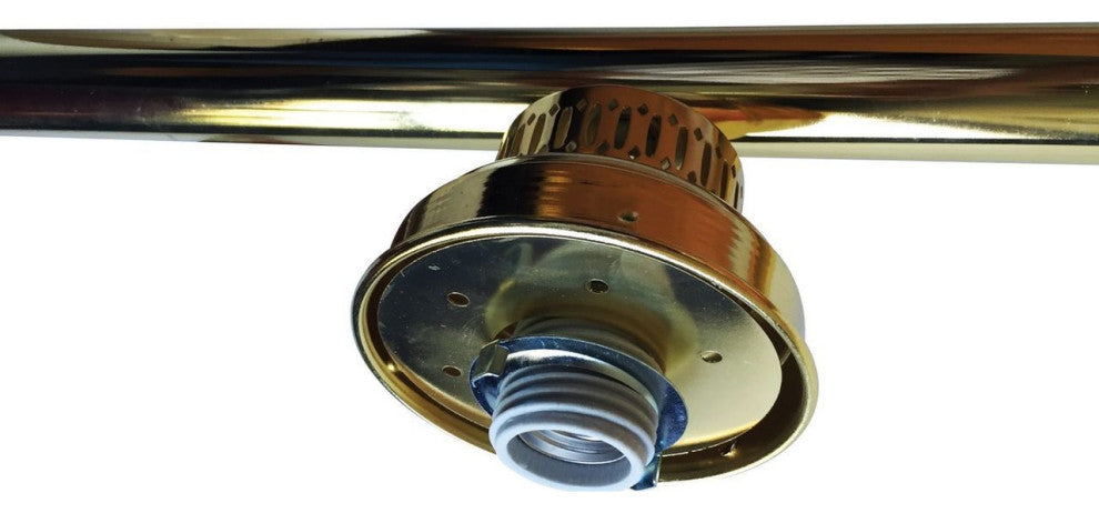Holland Ferris State 3-Shade Billiard Light - Brass Fixture