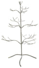 25"H Metal Ornament Tree, Silver