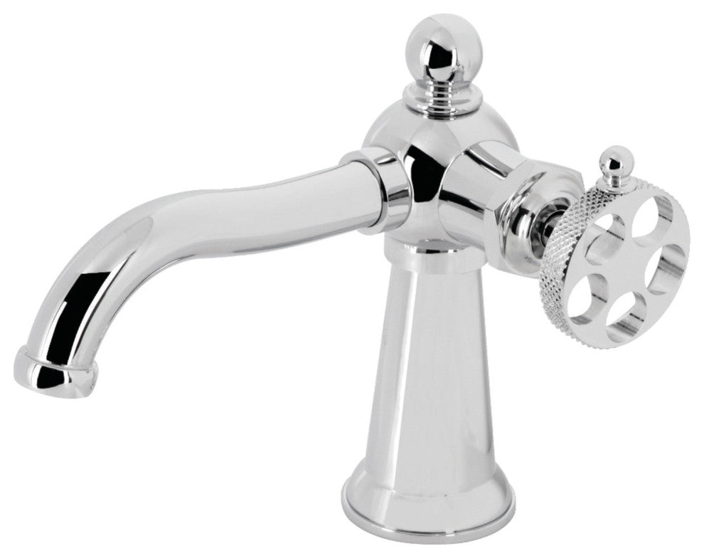 Kingston Brass KS3541RKX Single-Handle Bathroom Faucet With Push Pop-Up, Chrome