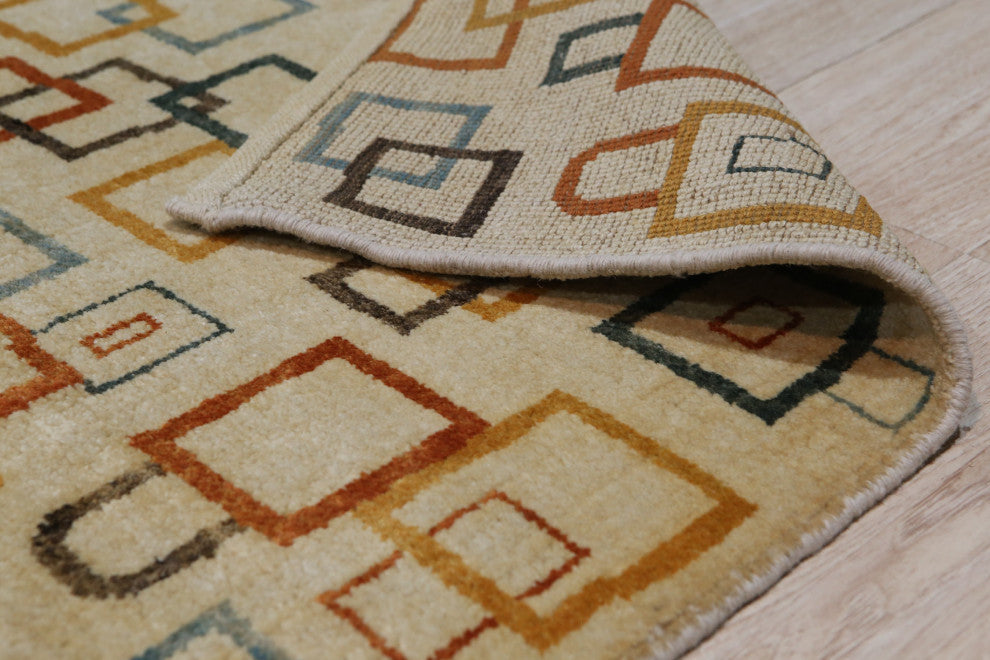 Beige Transitional All Over Ningxia Area Rug