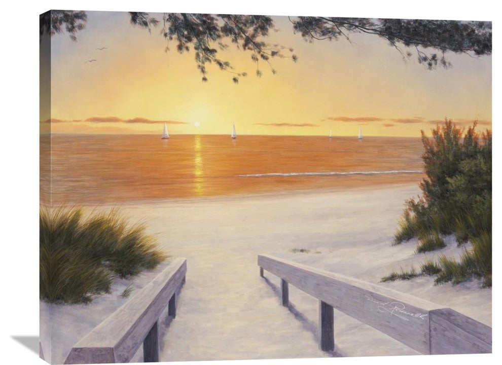 "Evening Sunset" Artwork, 35" x 28"