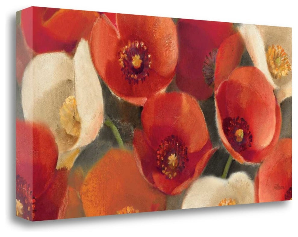 "Poppies Bloom I" By Albena Hristova, Giclee Print on Gallery Wrap Canvas