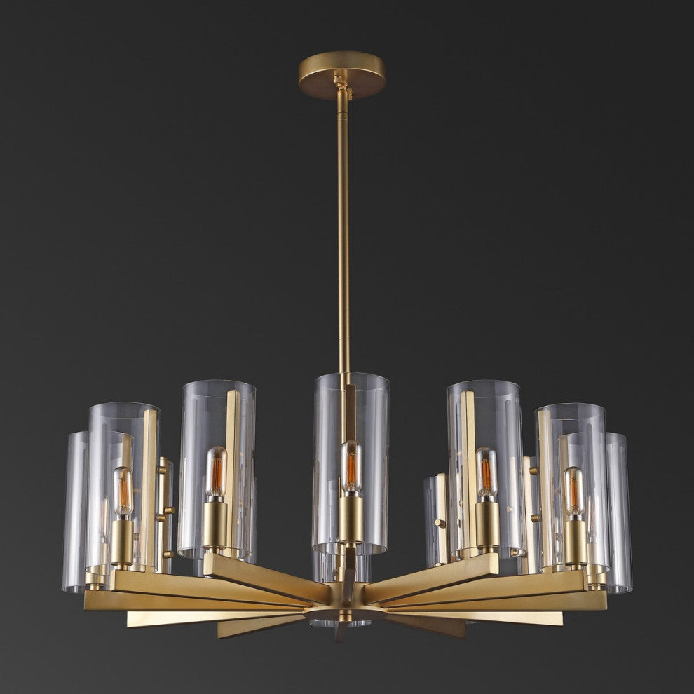 Safavieh Couture Benicio Gold Chandelier Gold