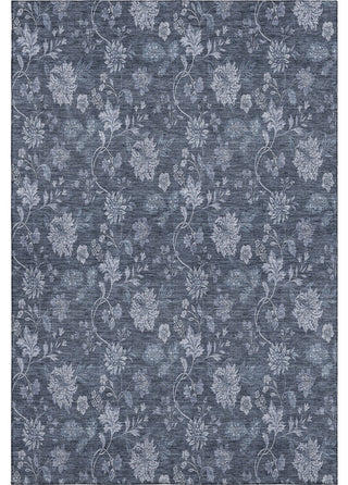 Premium Machine Washable Mayfield AMF680 Blue 5' x 7'6" Rug