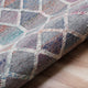 Multicolored Mosaic Lattice Handwoven Wool Dhurrie Area Rug, 2' X 3'