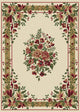 Home Dynamix Optimum Caspian Area Rug 21"x35", Floral Ivory