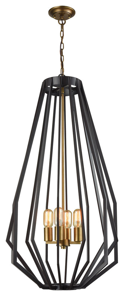 Dimond Lighting D3134 Fluxx 4-Light Chandelier