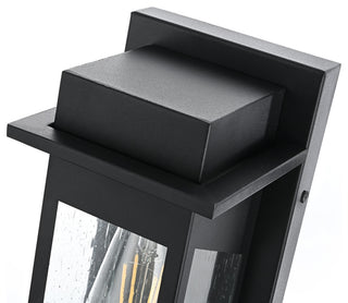 Home Living 5" Outdoor Wall Sconce, Black
