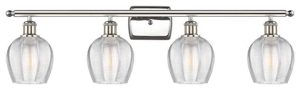 Innovations 516-4W-PN-G462-6-LED 4 Light Bath Vanity Light, Polished Nickel