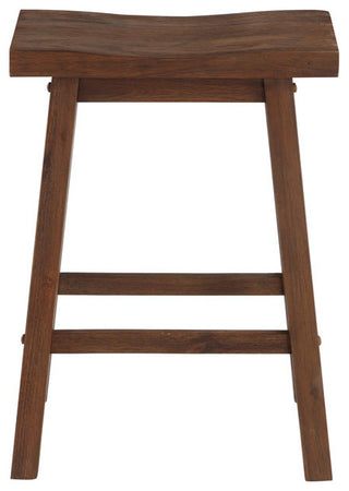 Sonoma Saddle Seat Counter Stool, Chestnut Wire-Brush, Counter Height, Single