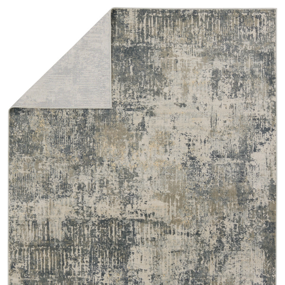 Jaipur Living Ezra Abstract Gray/ Beige Area Rug 6'6"X9'6"