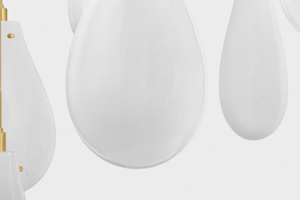 Hudson Valley Lighting Ironwood Chandelier, Aged Brass