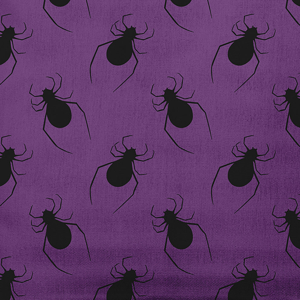 26"x26" Spider Pattern Decorative Throw Pillow, Amethyst