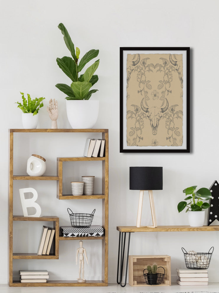 "Take Risks" Framed Painting Print, 8x12
