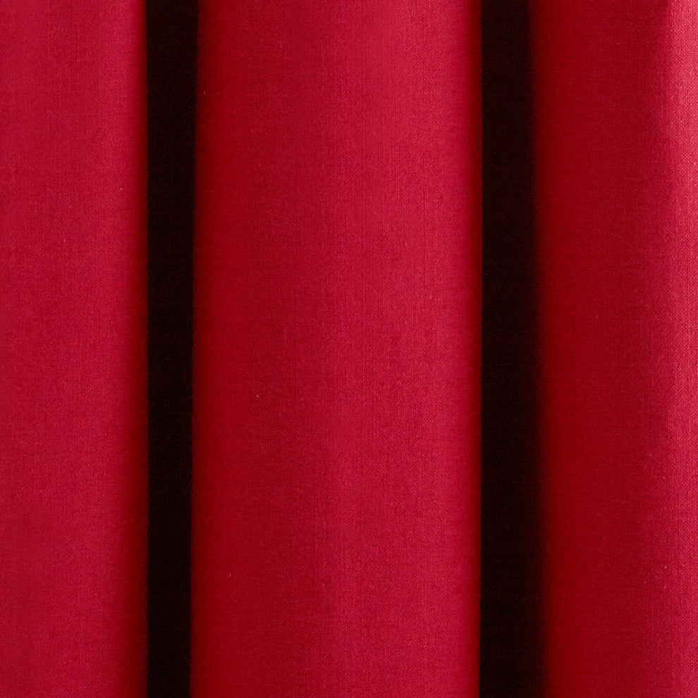 Aubin Eyelet Curtain, Red, 79"x110"