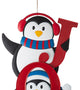 42"H Metal JOY Penguin Yard Stake or Wall Decor