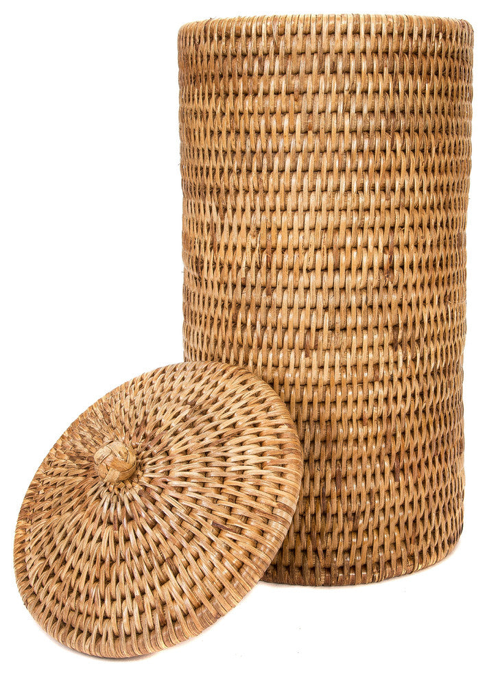 Artifacts Rattan™ Double Toilet Roll Holder, Honey Brown