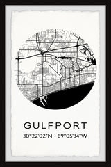 "Gulfport" Framed Painting Print, 12x18