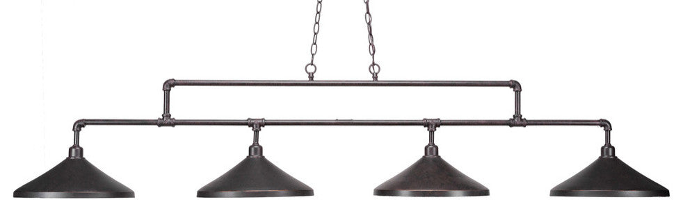 Vintage 4-Light Bar, Dark Granite
