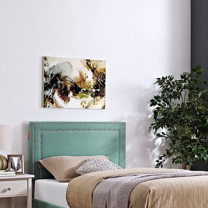 Jessamine Twin Upholstered Fabric Headboard