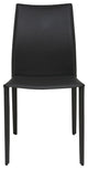 Nuevo Living Sienna Dining Chair, Dark Gray Leather