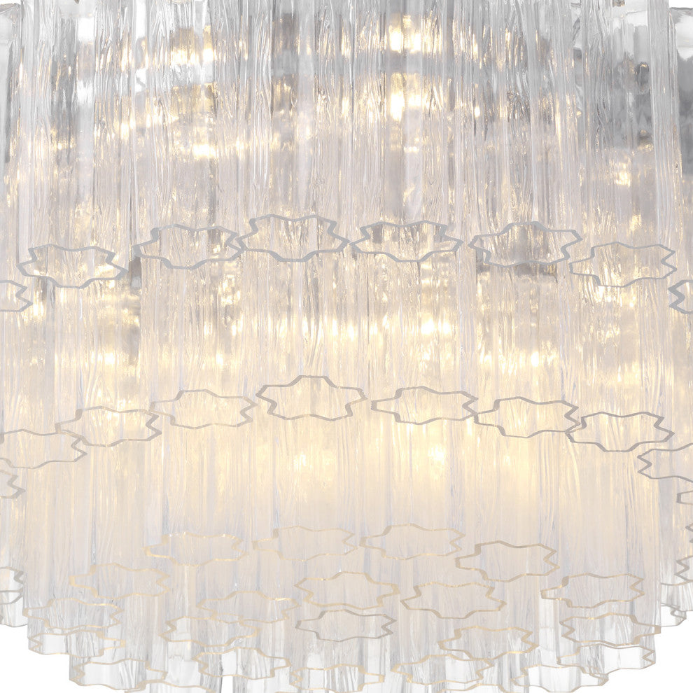 Crystorama Lighting Group ADD-331-CL Addis 16 Light 32"W Flush - Polished