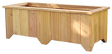 T&L Rectangular Planter Boxes, Cedar Tone, 20"x17"