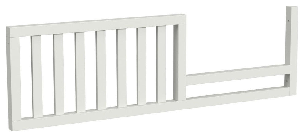 Harper 53"W Wood Toddler Crib Rail, White