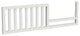 Harper 53"W Wood Toddler Crib Rail, White