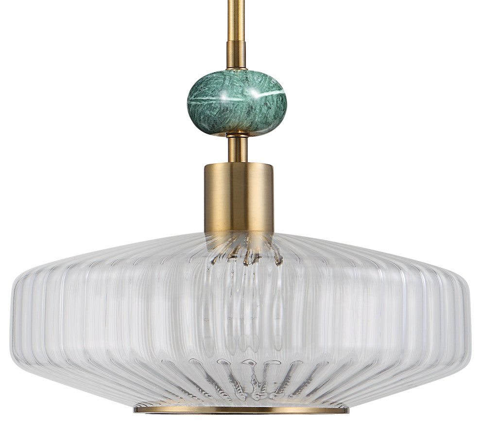 UT-21563 Uttermost Giovane Antique Brass 1 Light Pendant