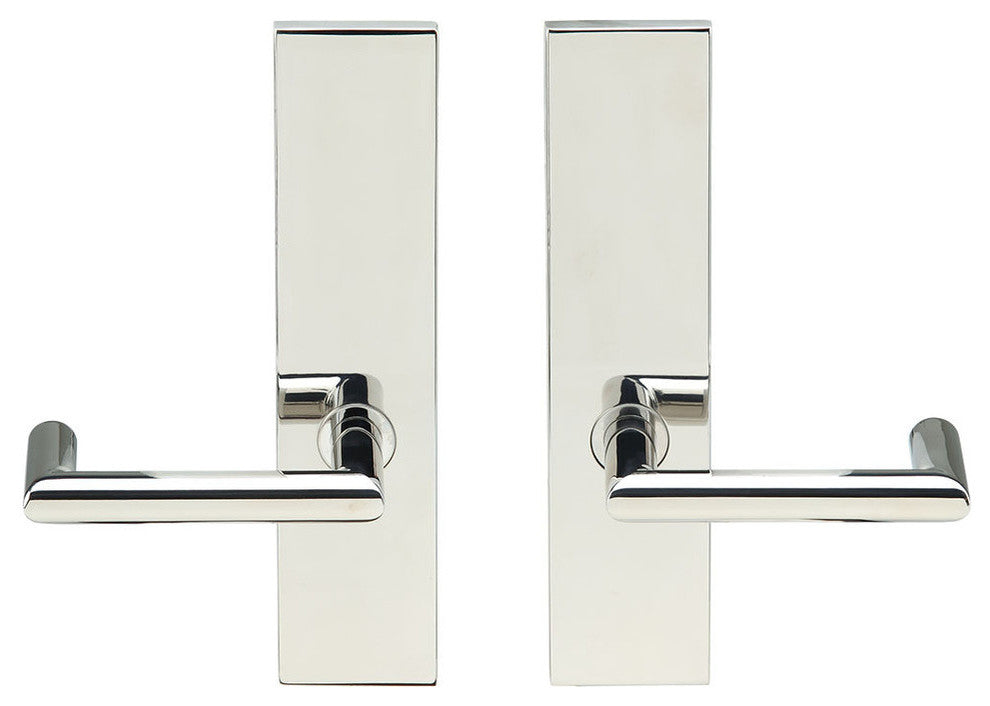 Stuttgart Lever, Full Dummy Tubular Pair, Right Hand, Polished Stainless Steel