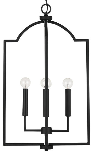 Capital Lighting 539341 Carter 4 Light 16"W Pendant - Matte Black