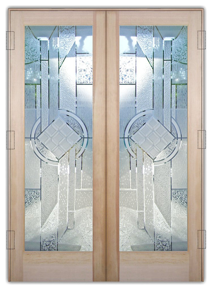 Interior Prehung Door or Interior Slab Door - Matrix Chardonnay - Douglas...