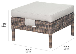Provenance Wicker Leeward, Ottoman