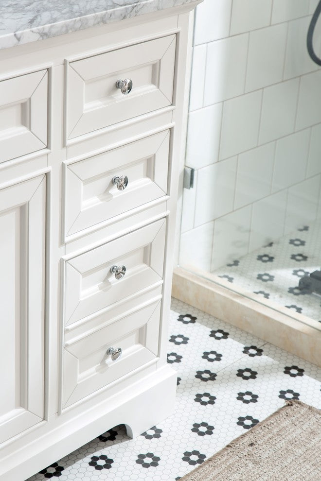 South Bay 37" Bathroom Vanity, White Finish