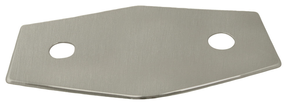 Two-Hole Remodel Plate In Satin Nickel