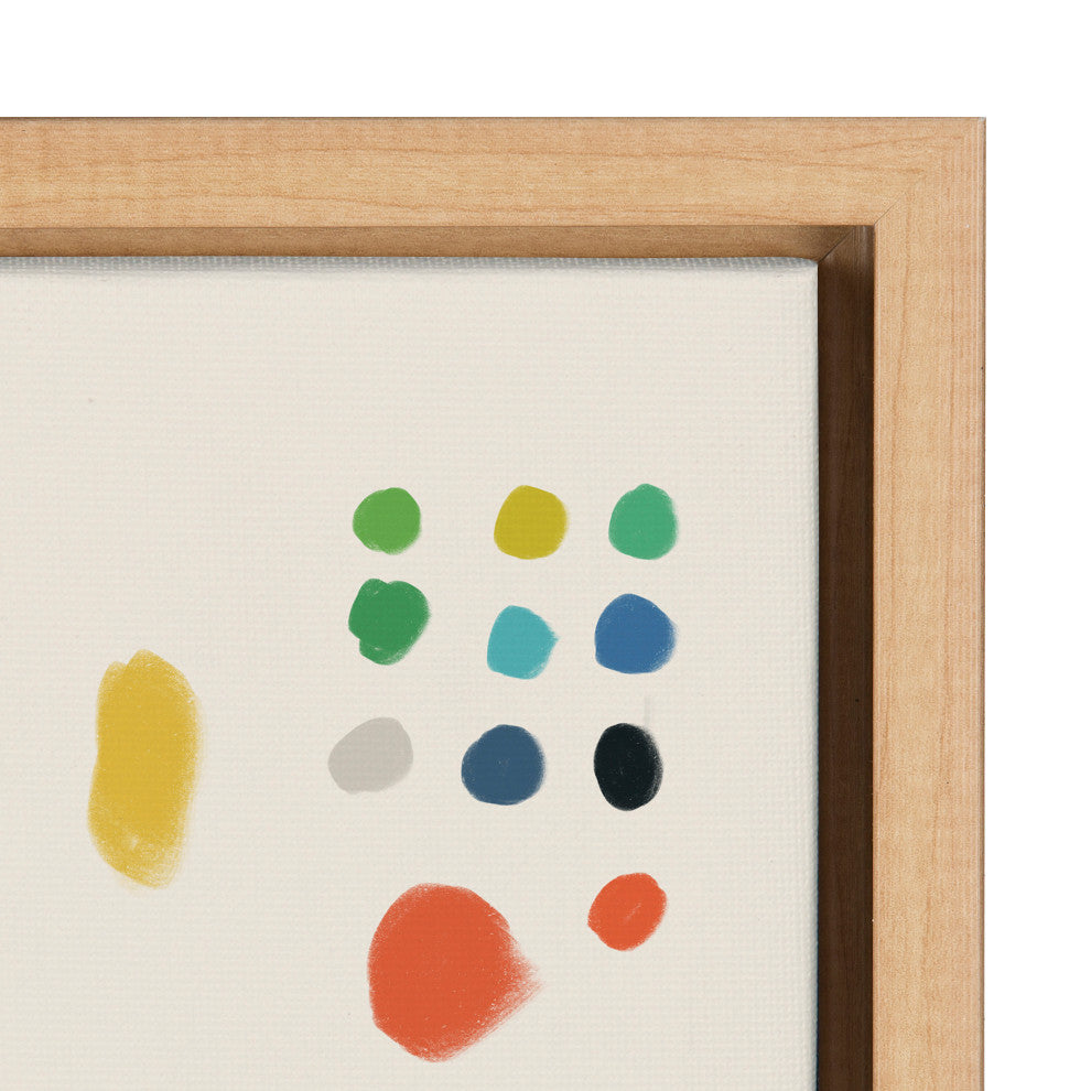 Sylvie Zen Garden 1 Framed Canvas by Kelly Knaga, Natural 18x24
