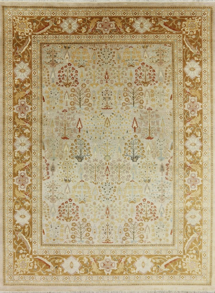 Hand Knotted Peshawar Oriental Area Rug 9'x12', W1953