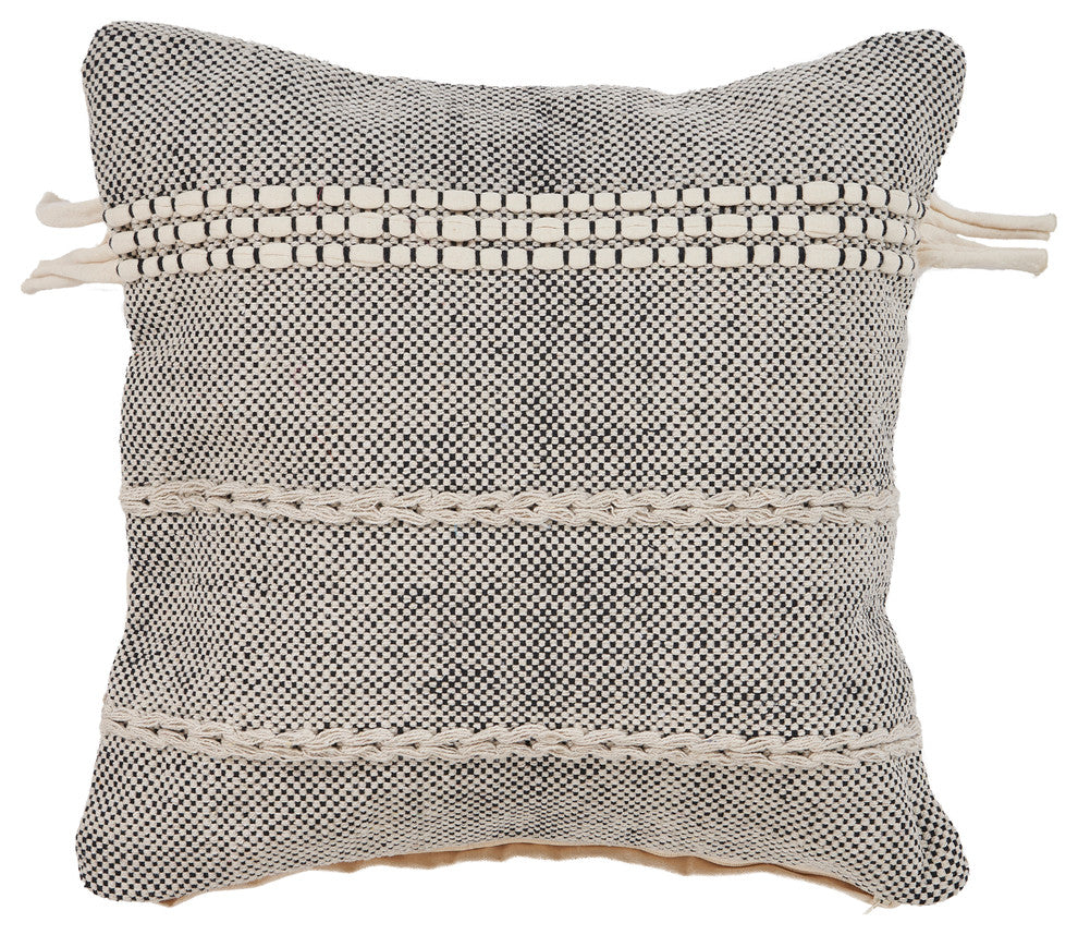 Handwoven Cottage Throw Pillow
