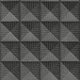 Retro Geometric Textured Wallpaper, BA220065, Black Gray, Sample