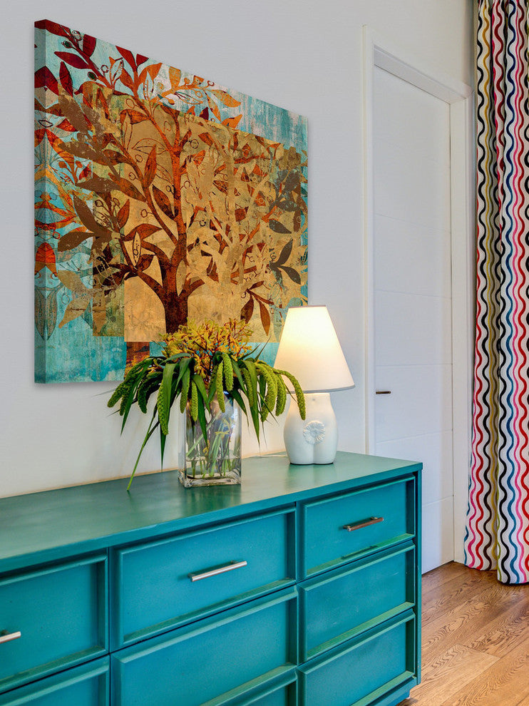 "Serendipity Tree II" Painting Print on Wrapped Canvas